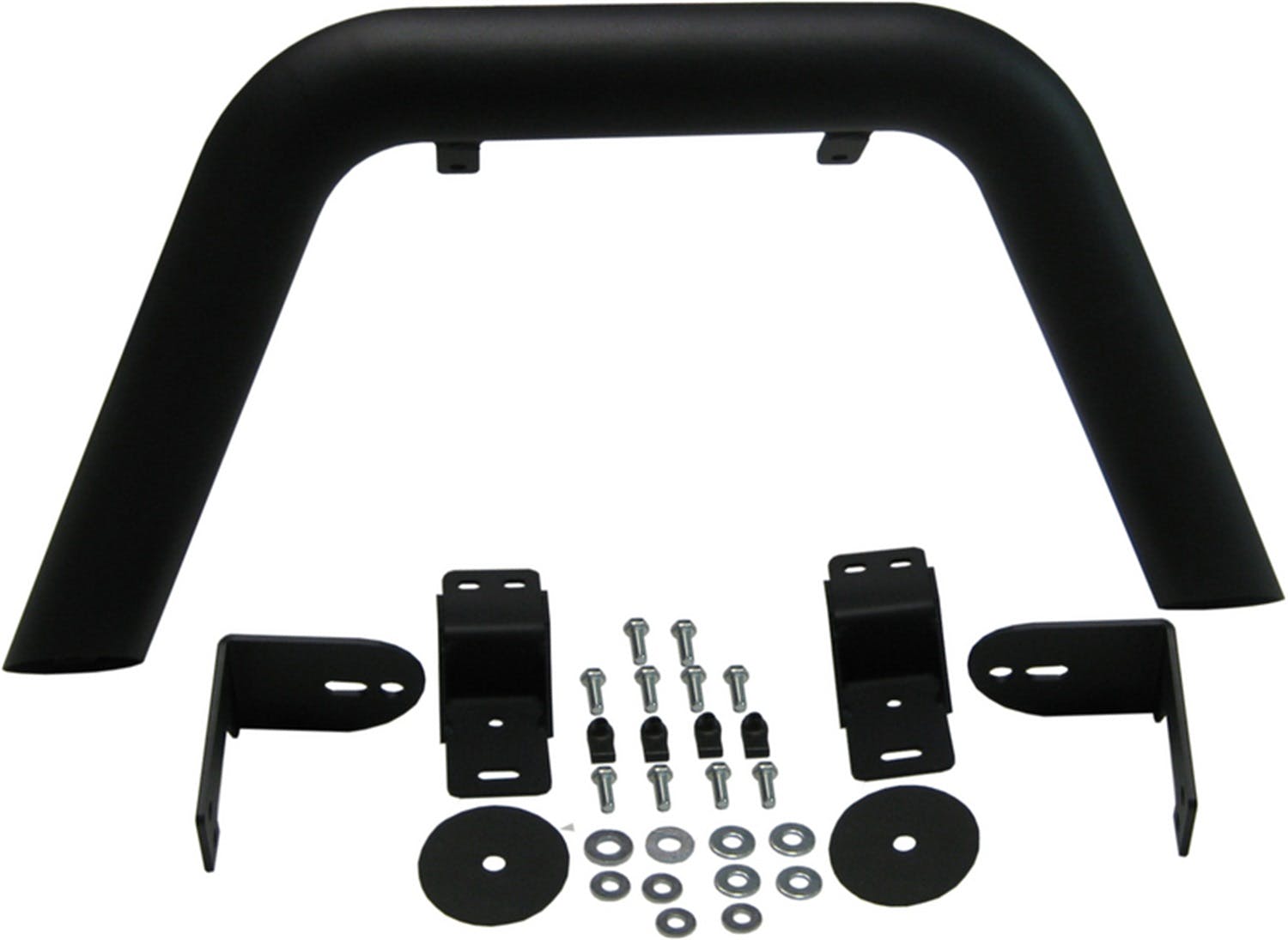 MBRP Exhaust 130716 Front Light Bar/Grill Guard System; Black Coated