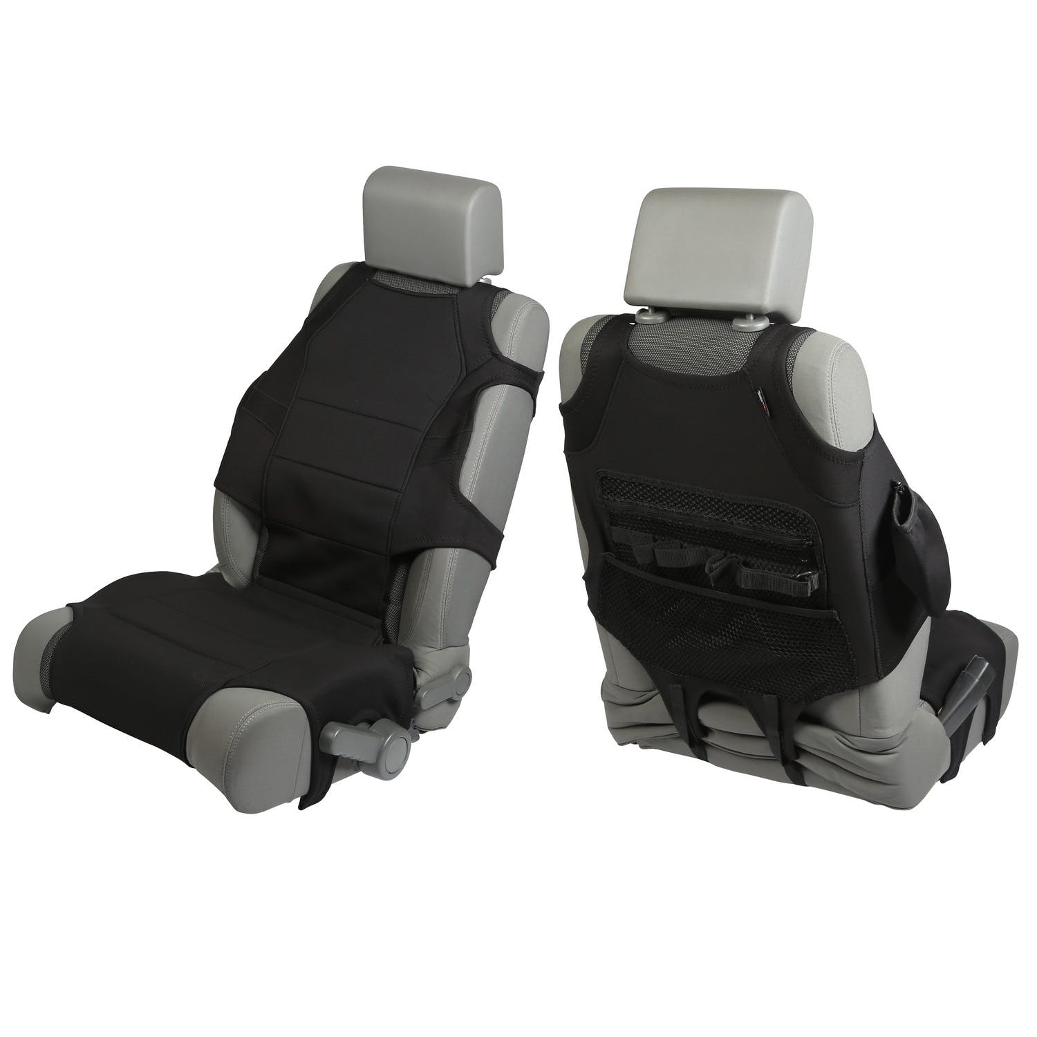 Rugged Ridge 13235.30 Neoprene Seat Protector Vests; Black; 07-17 Jeep Wrangler JK