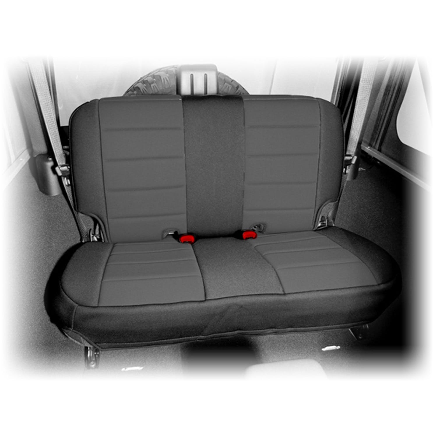 Rugged Ridge 13265.01 Neoprene Rear Seat Cover; Black; 07-17 Jeep Wrangler JK