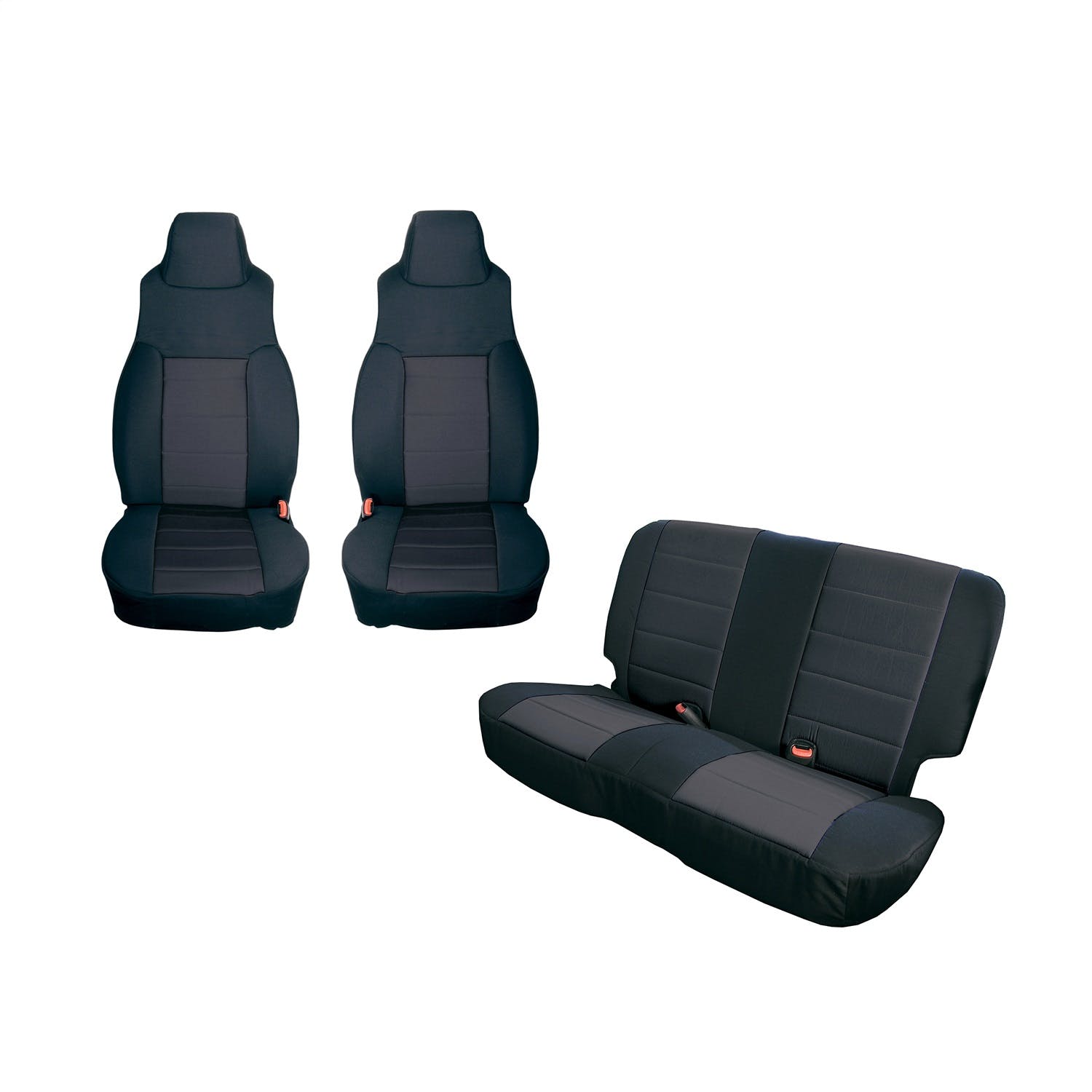 Rugged Ridge 13291.01 Seat Cover Kit, Black