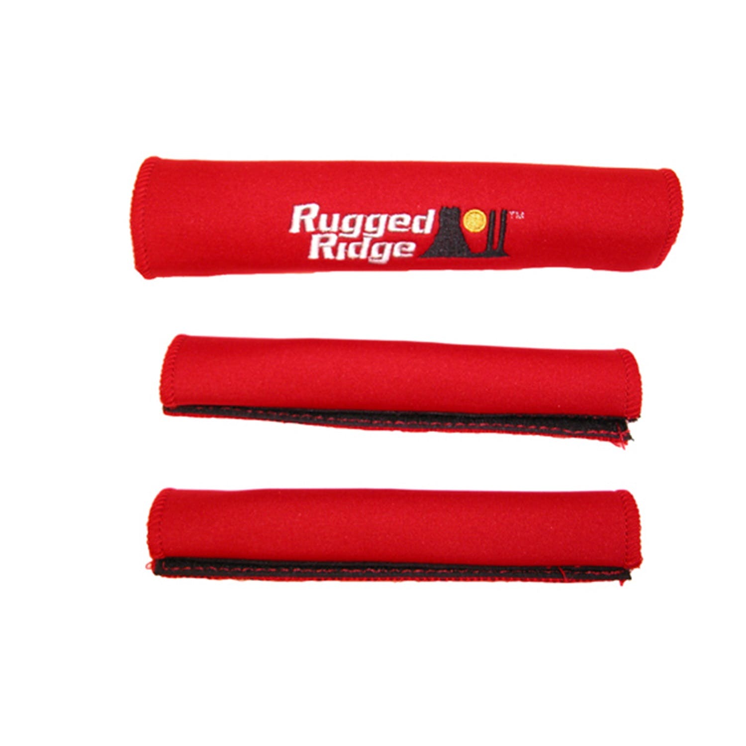 Rugged Ridge 13305.51 Neoprene Door and Grab Handle Covers; Red; 87-95 Jeep Wrangler YJ
