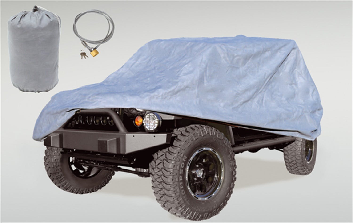 Rugged Ridge 13321.81 Car Cover Kit; 07-17 Jeep Wrangler JK