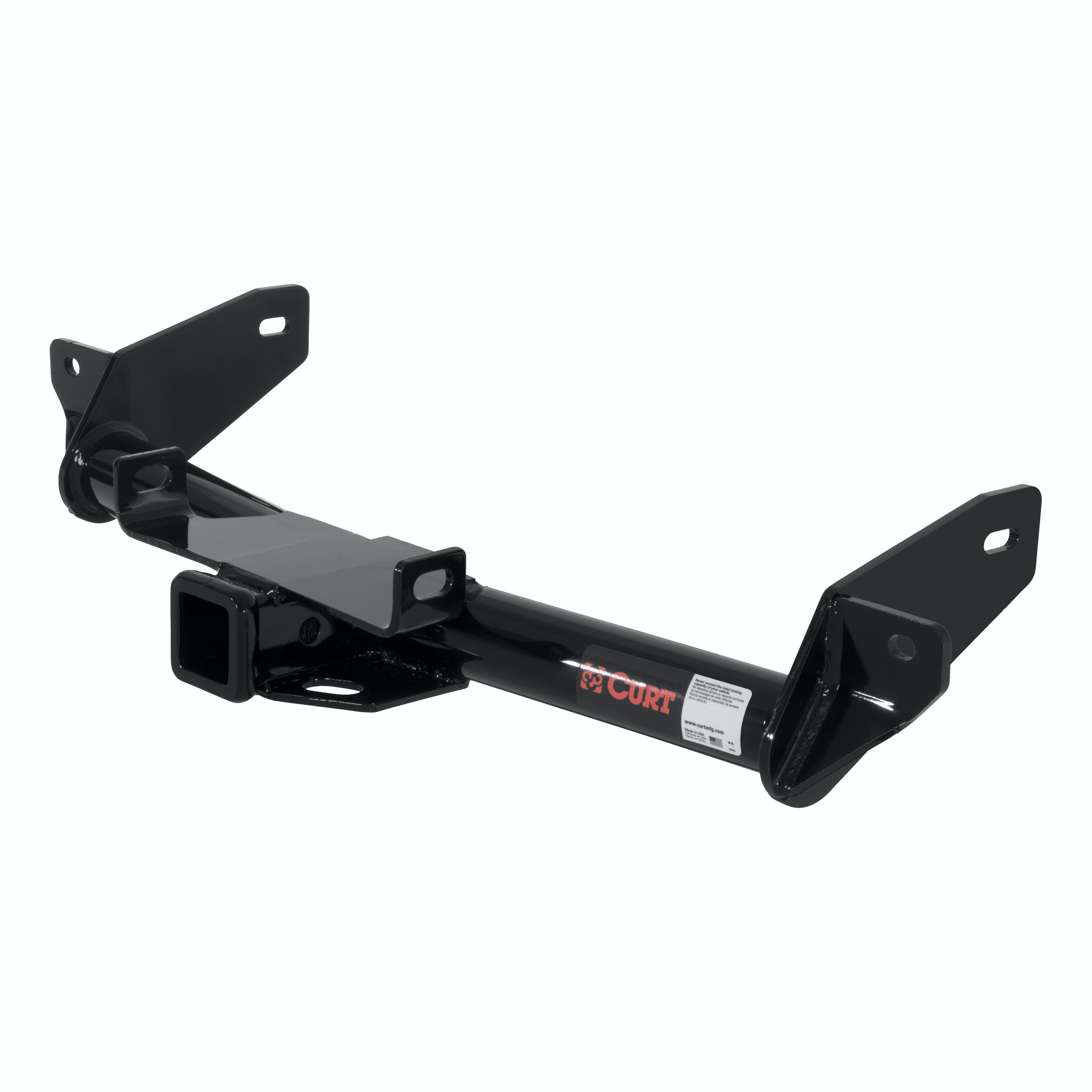 CURT 13365 Class 3 Hitch, 2, Select Ford F-150, Lincoln Mark LT (Round Tube Frame)