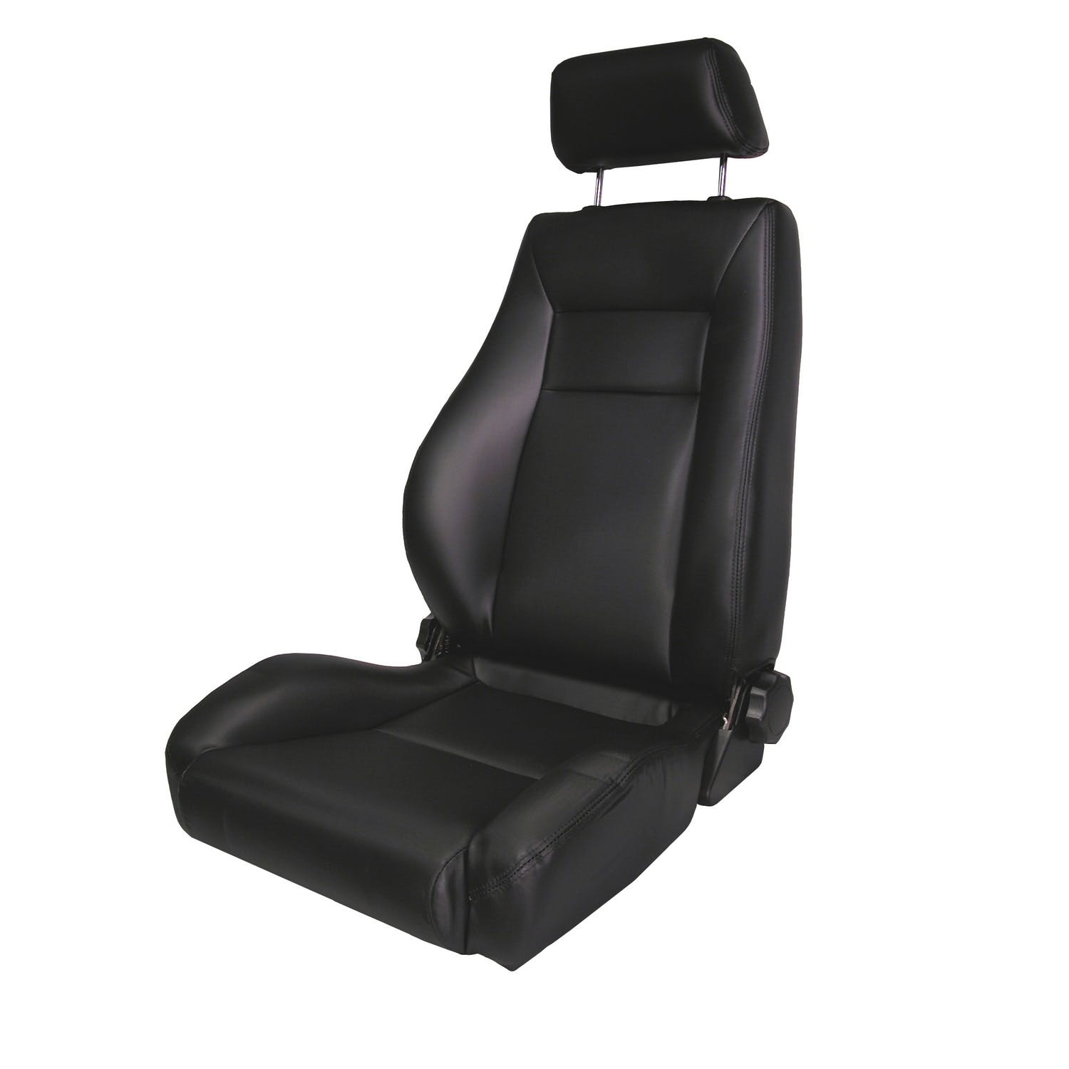 Rugged Ridge 13404.15 Ultra Front Seat; Reclinable; Black Denim; 76-02 CJ/Wrangler YJ/TJ