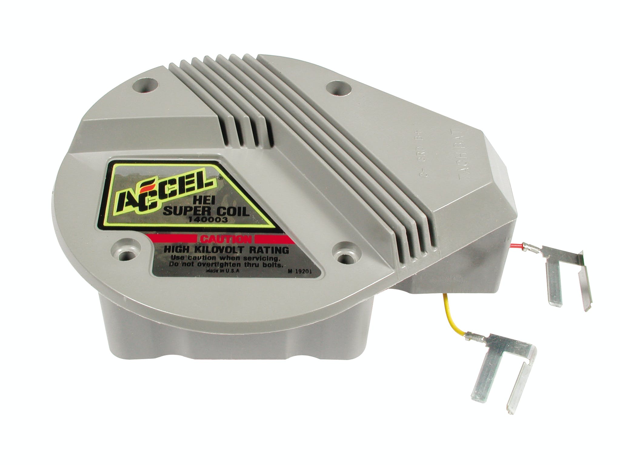 ACCEL 140003 GM HEI SUPERCOIL RED and YELLOW