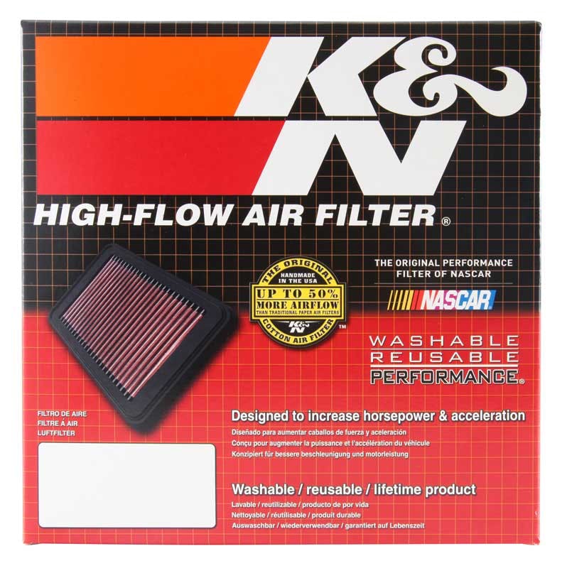 K&N RC-4480 Universal Chrome Filter