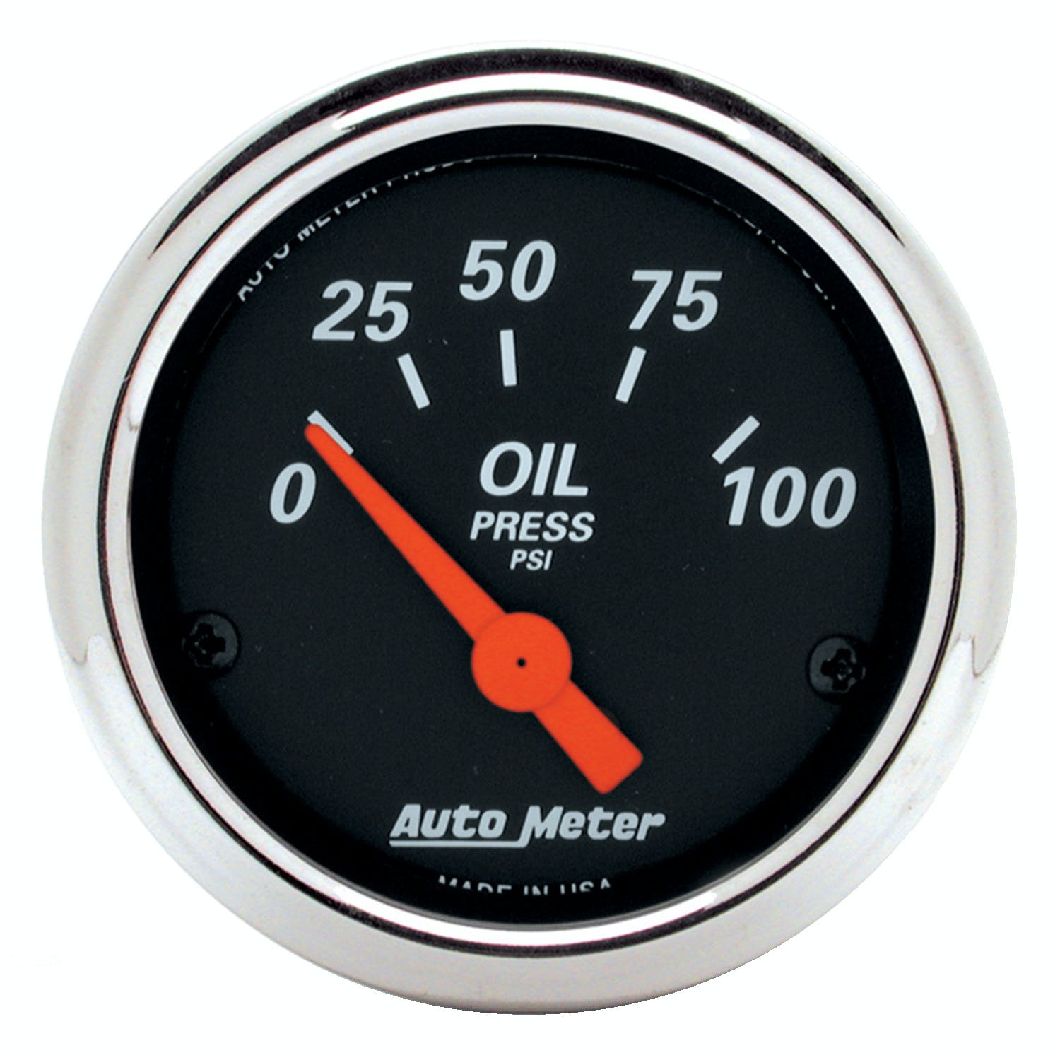 AutoMeter Products 1426 2-1/16in Oil Pressure 0-100 PSI Electric DB Chrome Bzl