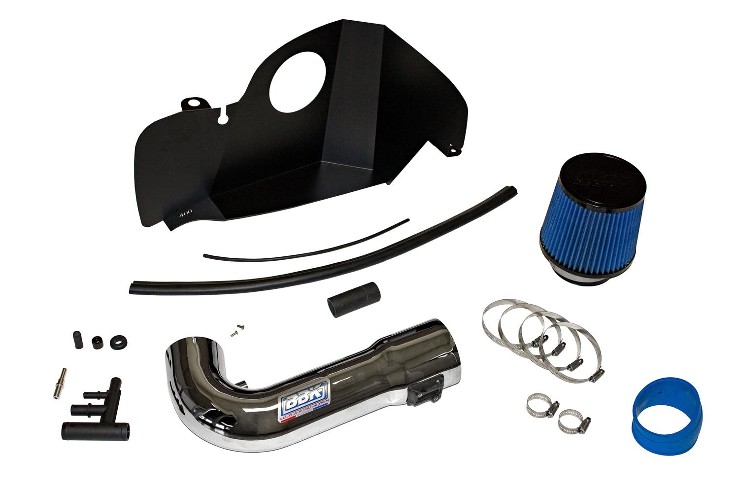BBK Performance Parts 1452 2018 FORD MUSTANG 5.0 GT COLD AIR INTAKE KIT-CHROME FINISH