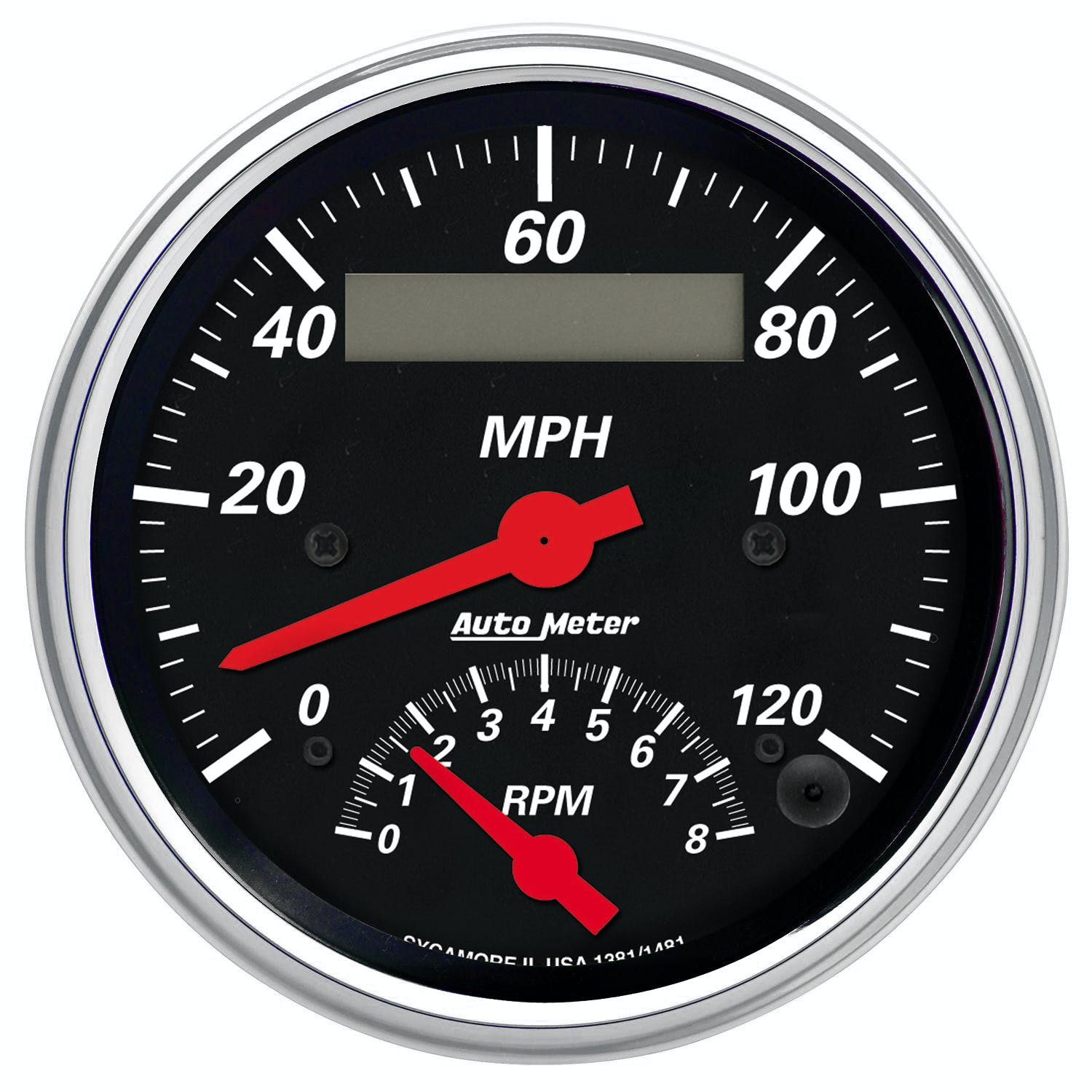 AutoMeter Products 1481 Tach/Speedo Combo 3-3/8in 8000 RPM/120 MPH