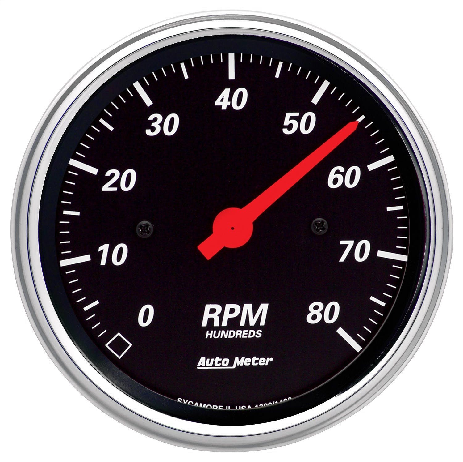 AutoMeter Products 1490 GAUGE; TACHOMETER; 3 3/8in.; 8K RPM; IN-DASH; DESIGNER BLACK