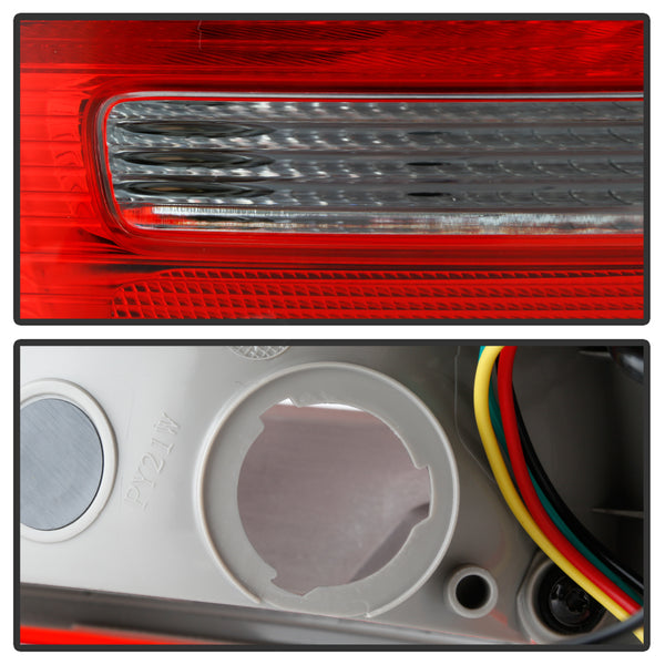 XTUNE POWER 9946318 Ford Focus 15 18 4Dr Red Clear Tail Light Signal 1156A(Included) ; Brake 7506(Included) OE Left