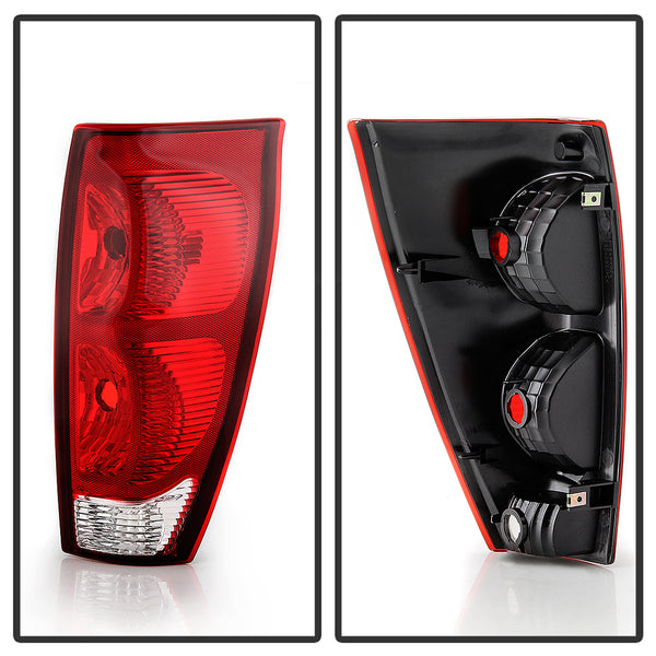 XTUNE POWER 9046698 Chevy Avalanche 02 06 OE Style Tail Lights Signal 3157(Not Included) ; Reverse 3157(Not Included) ; Brake 3157(Not Included) Rec Clear