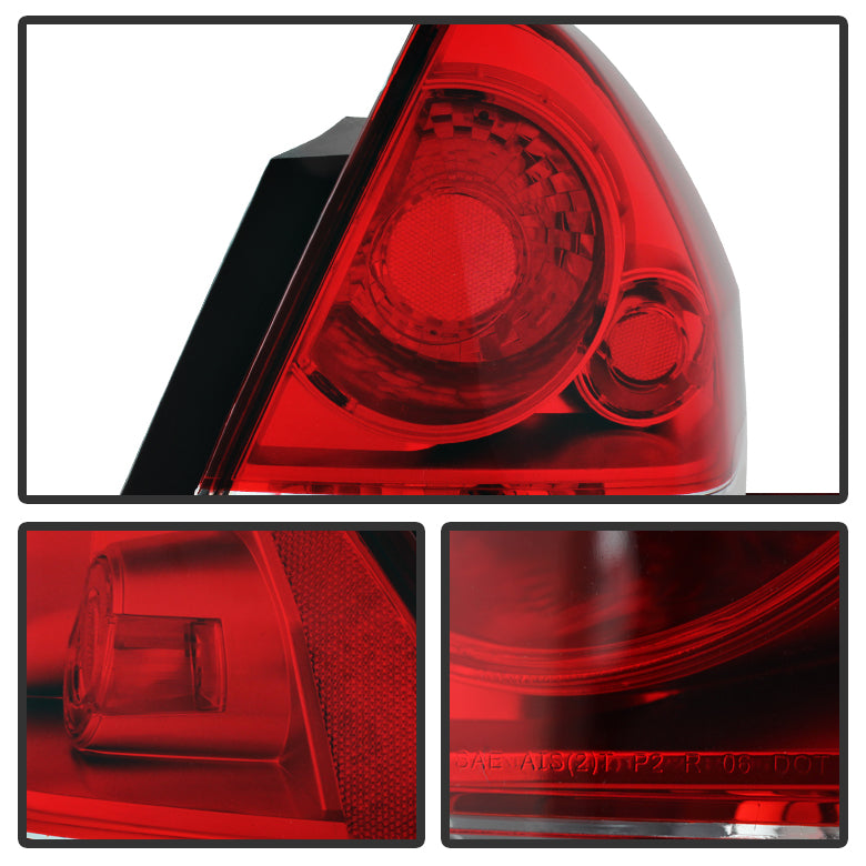 XTUNE POWER 9027208 Chevy Impala 06 13 Impala Limited 14 16 OE Style Tail Lights Passenger Side