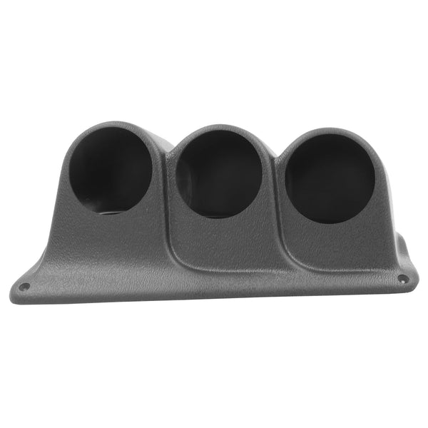 AutoMeter Products 15016 Triple Dash Pod 2 1/16 in. Mount On Top Of Stock Dash Black