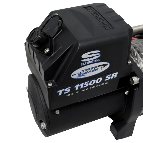 Superwinch 1511201 Tiger Shark 11500 Winch Synthetic