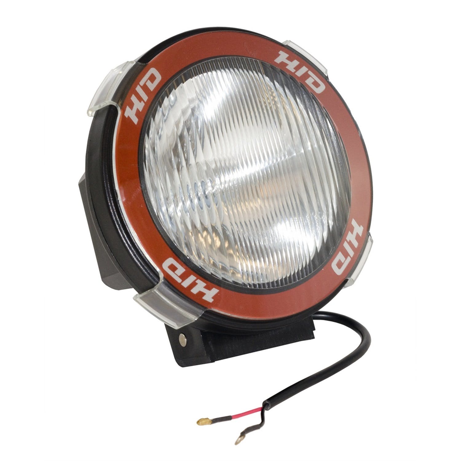 Rugged Ridge 15205.04 5 Inch Round HID Off Road Light Kit; Black Composite Housing
