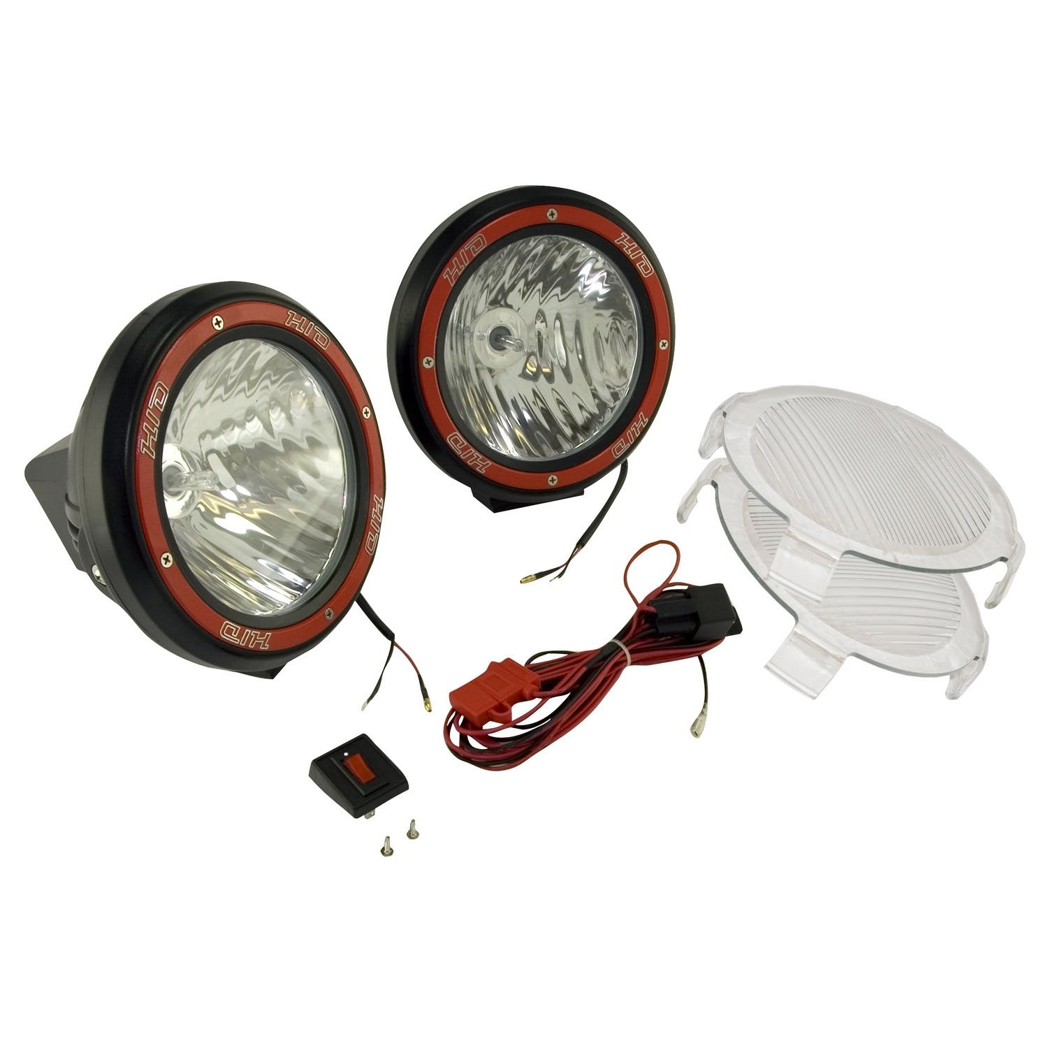 Rugged Ridge 15205.54 5-In Round HID Offroad Light Kit