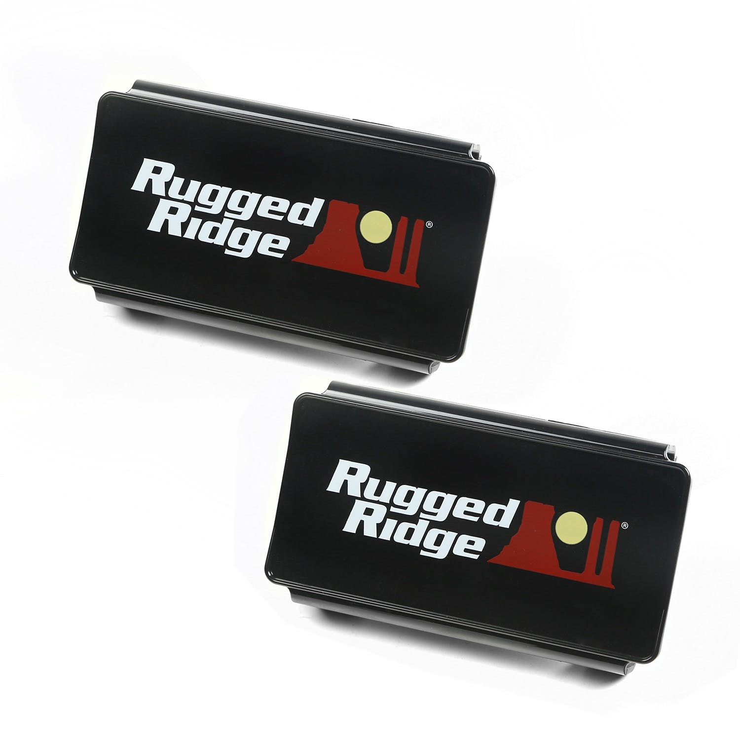 Rugged Ridge 15210.47 LED Light Cover Kit; 6 Inch; Black