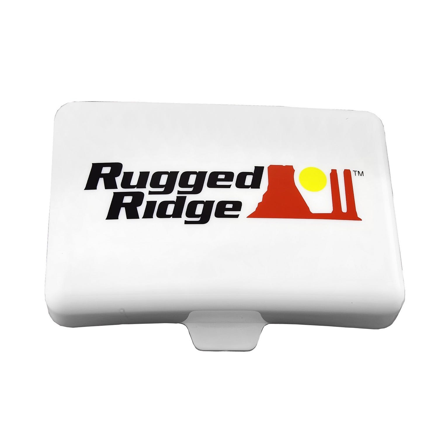 Rugged Ridge 15210.56 5 Inch x 7 Inch Rectangular Off Road Light Cover; White