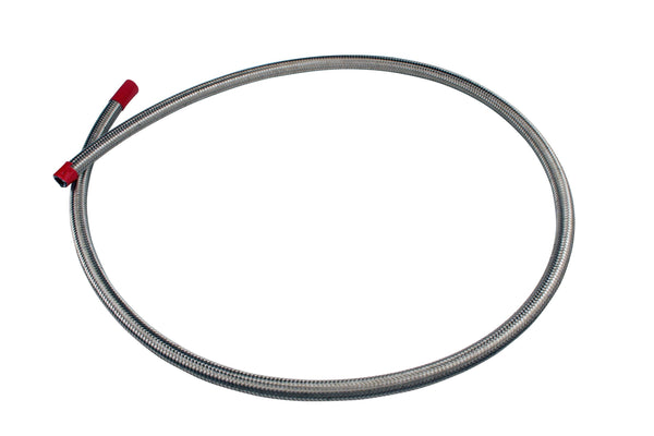 Aeromotive Fuel System 15701 Hose, Fuel, Stainless Steel Braided, AN-06 x 4