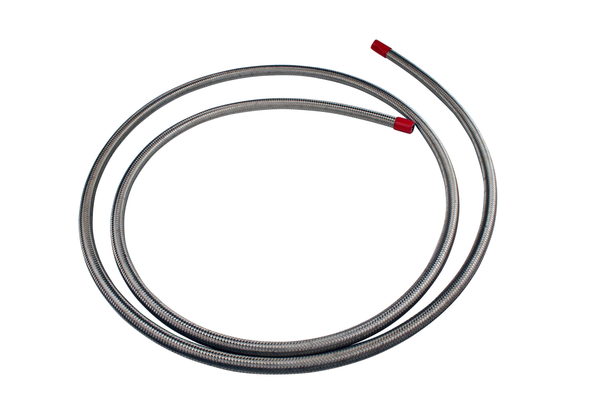Aeromotive Fuel System 15702 Hose, Fuel, Stainless Steel Braided, AN-06 x 8
