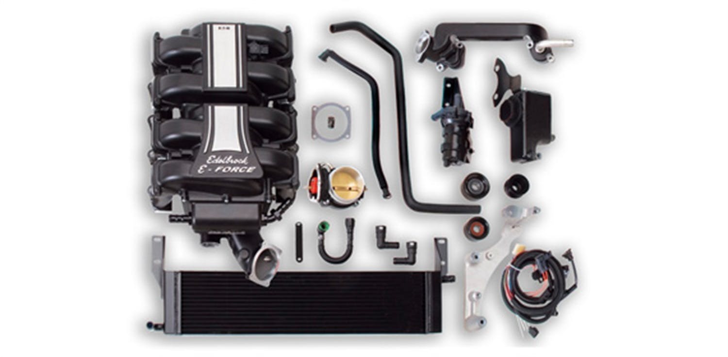 Edelbrock 1589 SC ASSY 2011 - 14 MUSTANG GT 5.0L FORD INVERTED COMPETITION