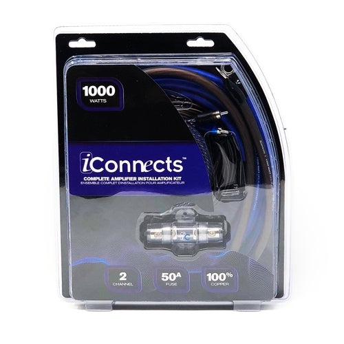 iConnects Complete Car Audio Amplifier Installation Kit