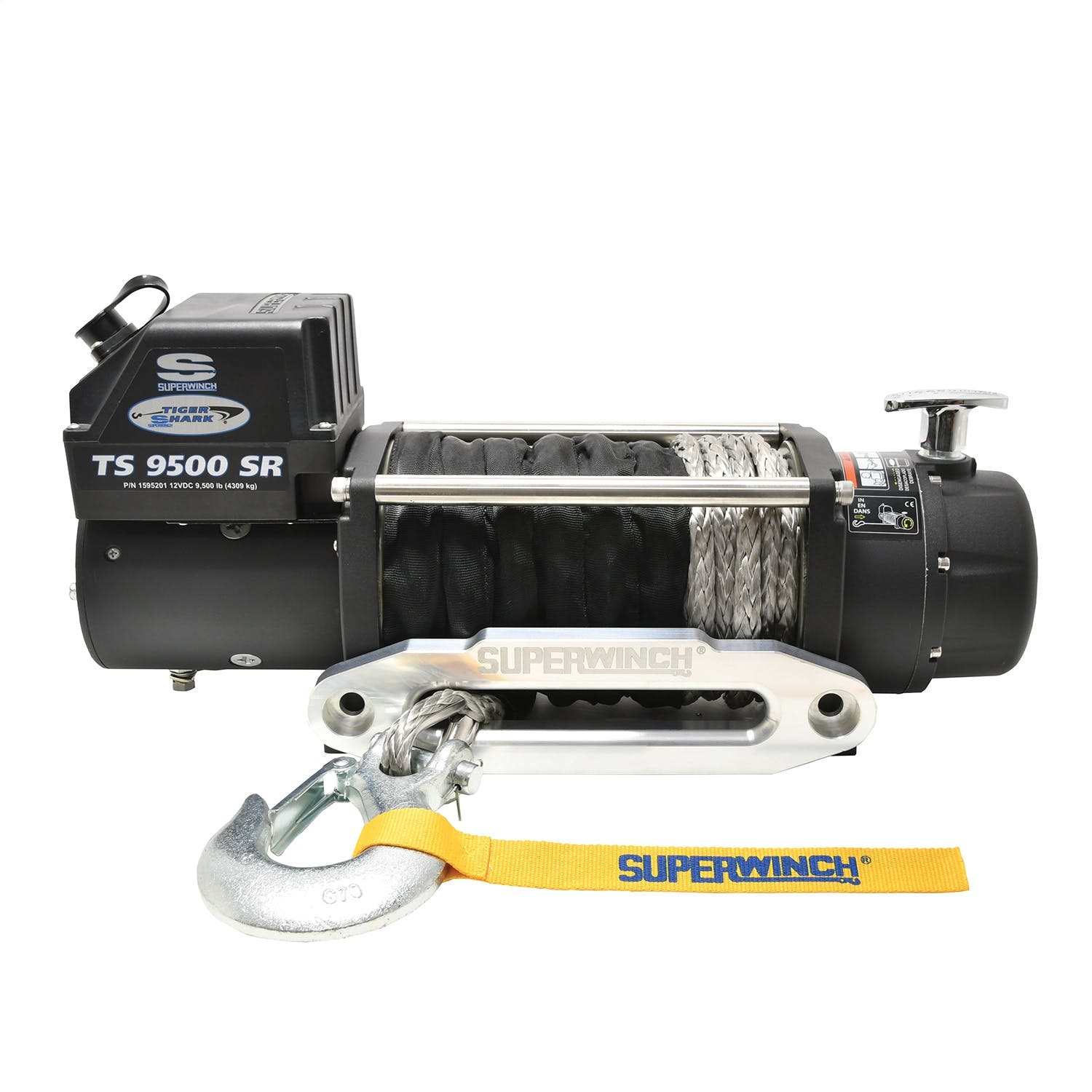 Superwinch 1595201 Tiger Shark 9500 Winch Synthetic