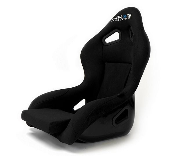 NRG Innovations MINI FRP and Carbon Fiber Bucket Seat Single FRP-MINI-BK