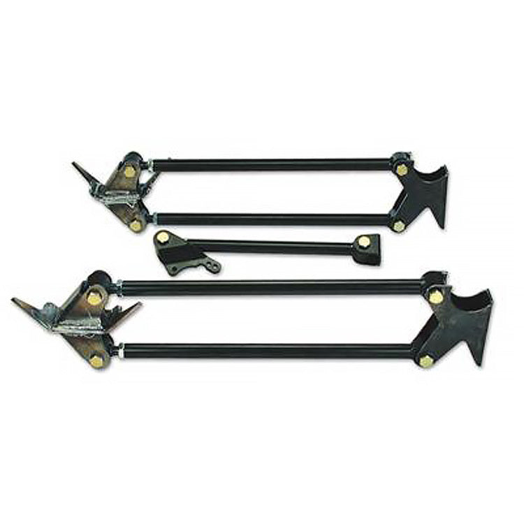 Ridetech Parallel Four Link , Universal Weld-in with black powder coated bars. 18988899