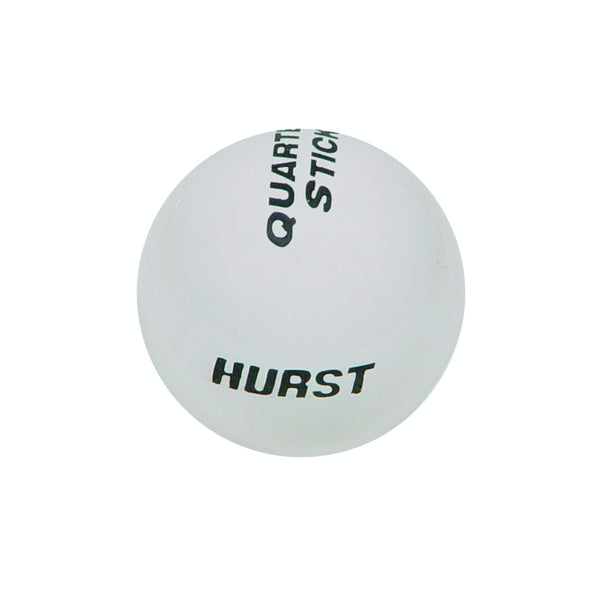 Hurst 1631036 KNOB,QUARTER STK(WHITE)7/16-20