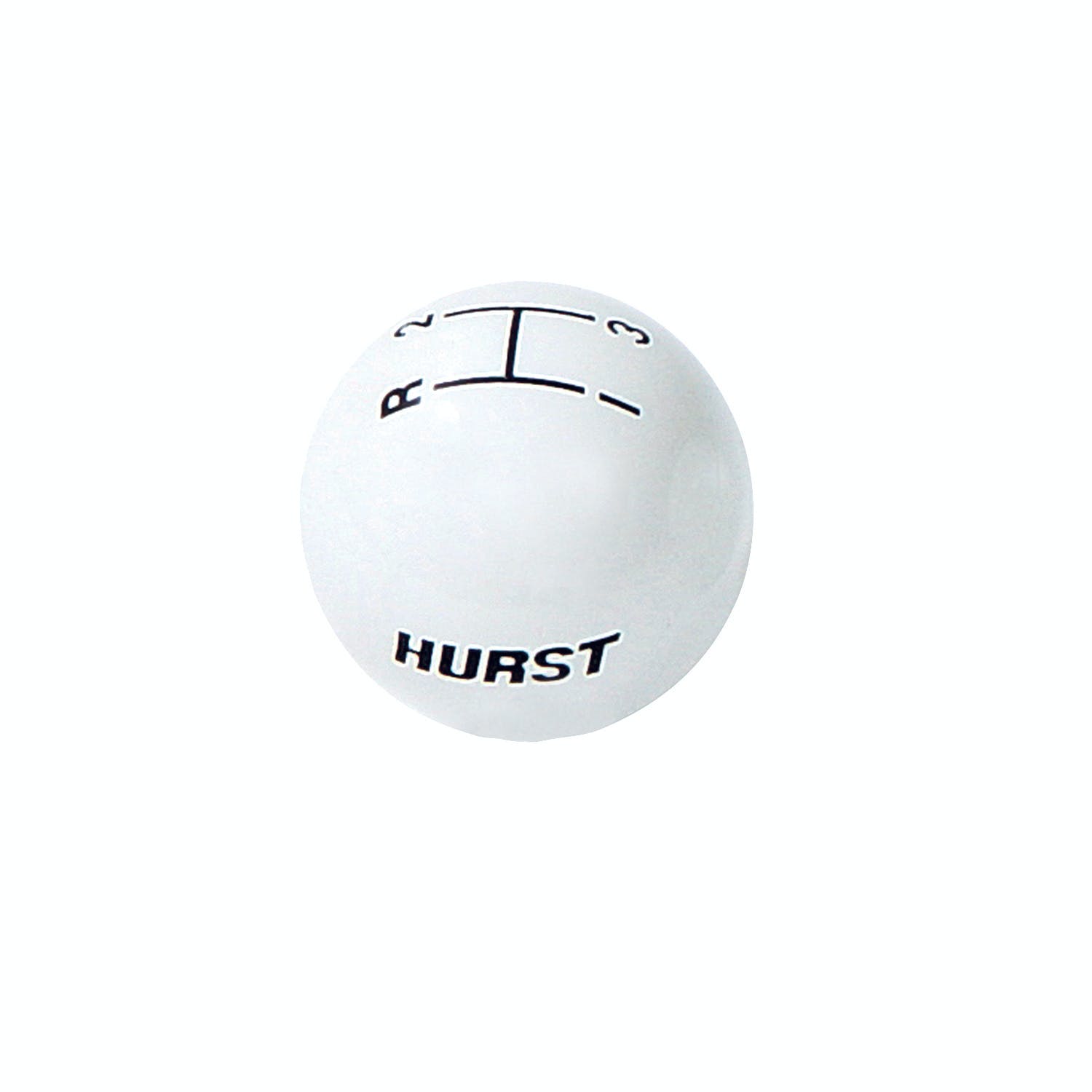 Hurst 1637624 SHFTR KNOB-3 SPD(WHITE) 3/8-16