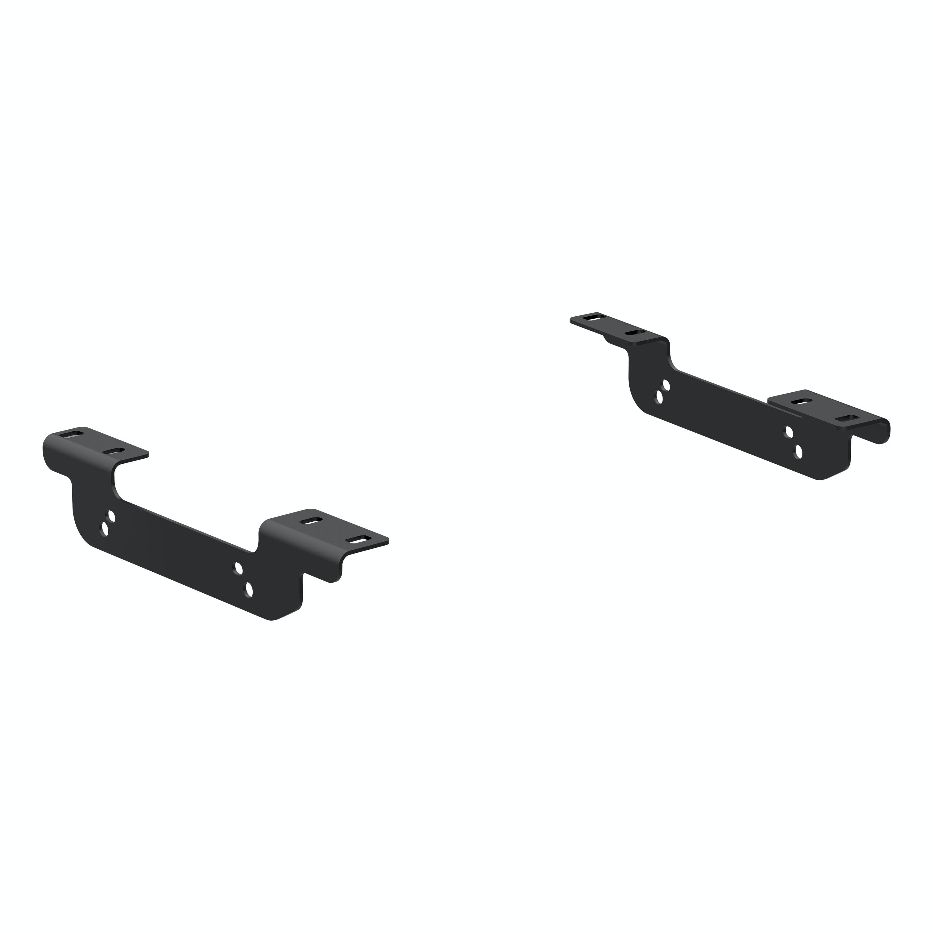 CURT 16411 Custom 5th Wheel Brackets, Select Silverado, Sierra (Except Cab and Chassis)