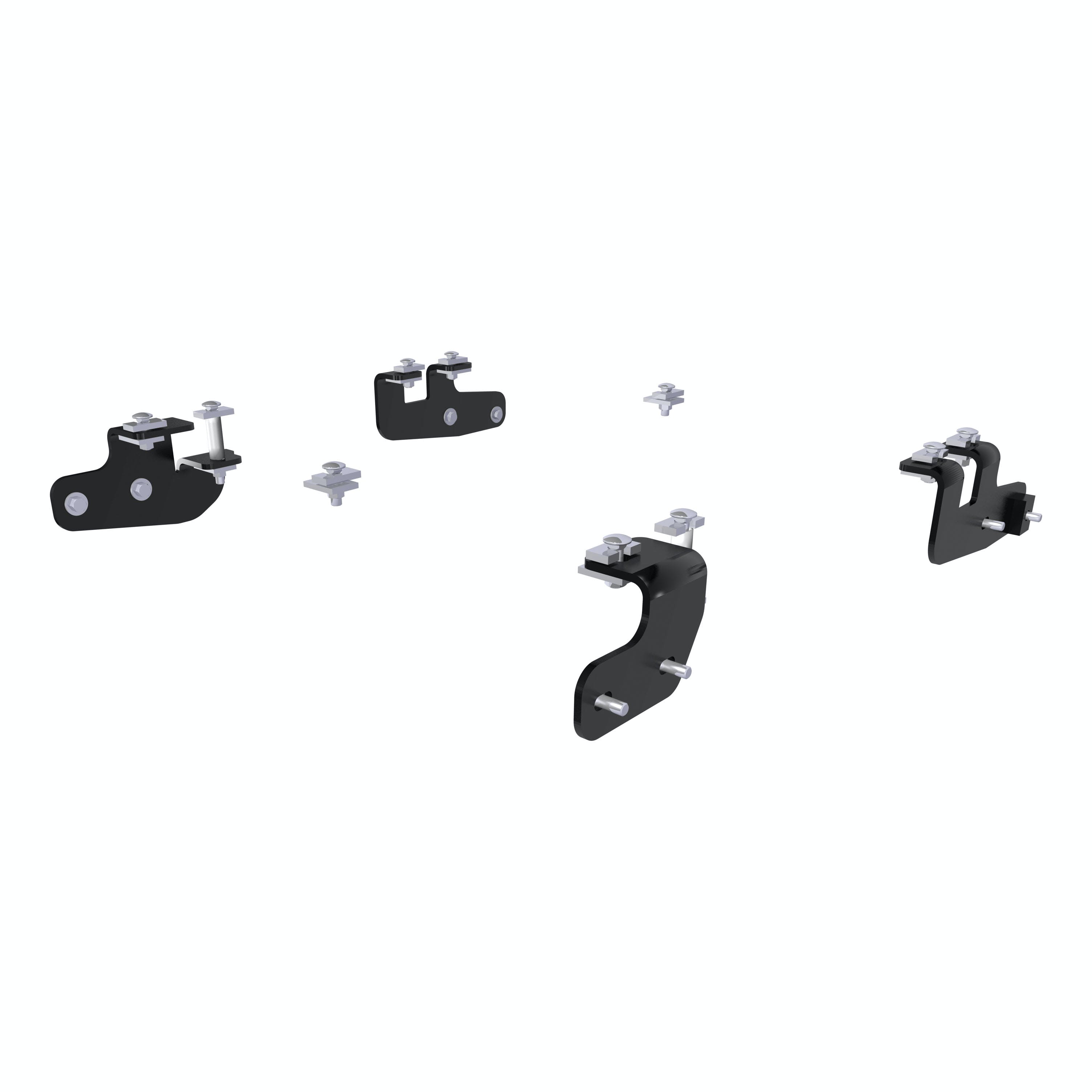 CURT 16427 Custom 5th Wheel Brackets, Select Ram 2500 (Except with 5th Wheel Prep Package)