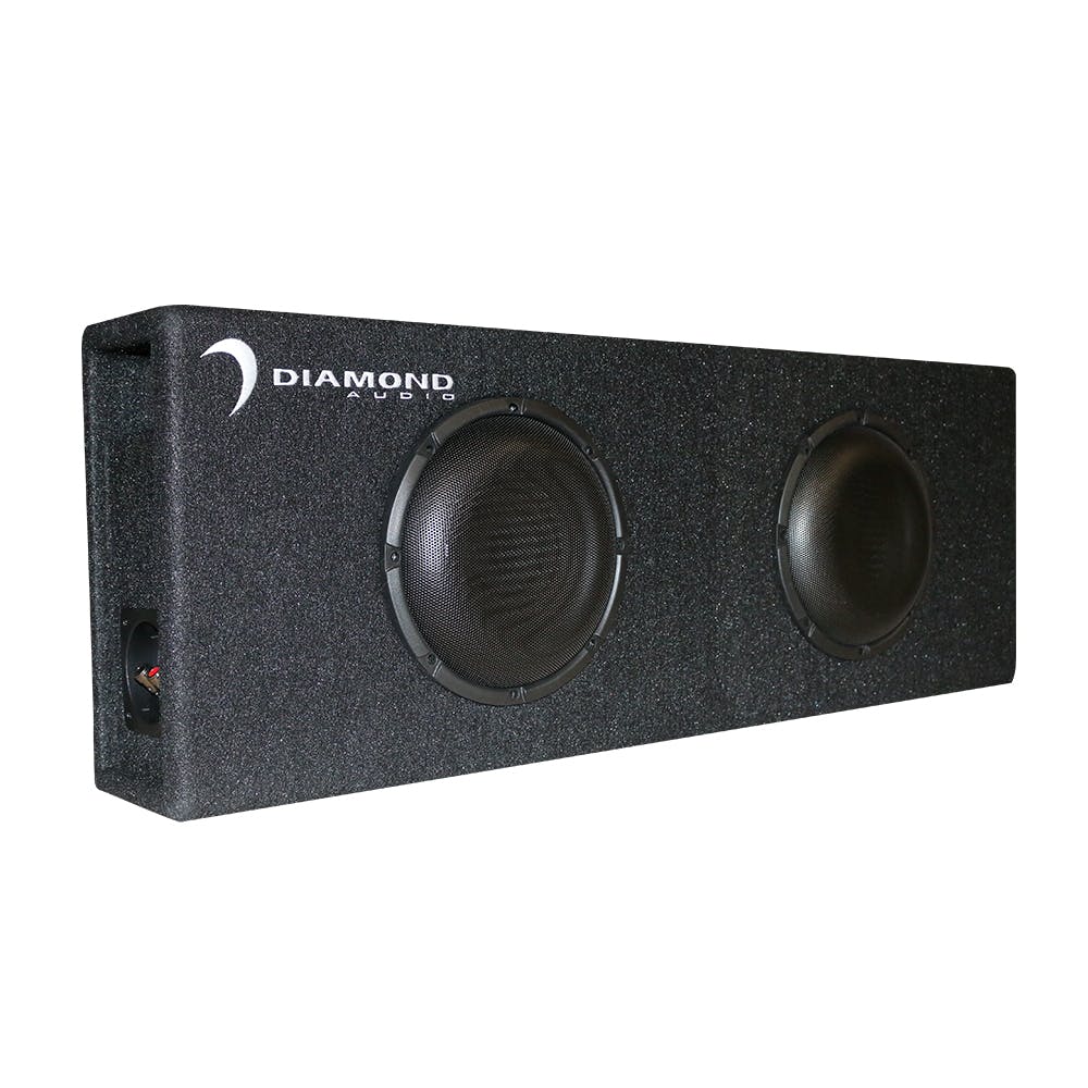 Diamond Audio DESMB8D 2 X 8" / 200.3mm Slot Vented Subwoofer Microbox