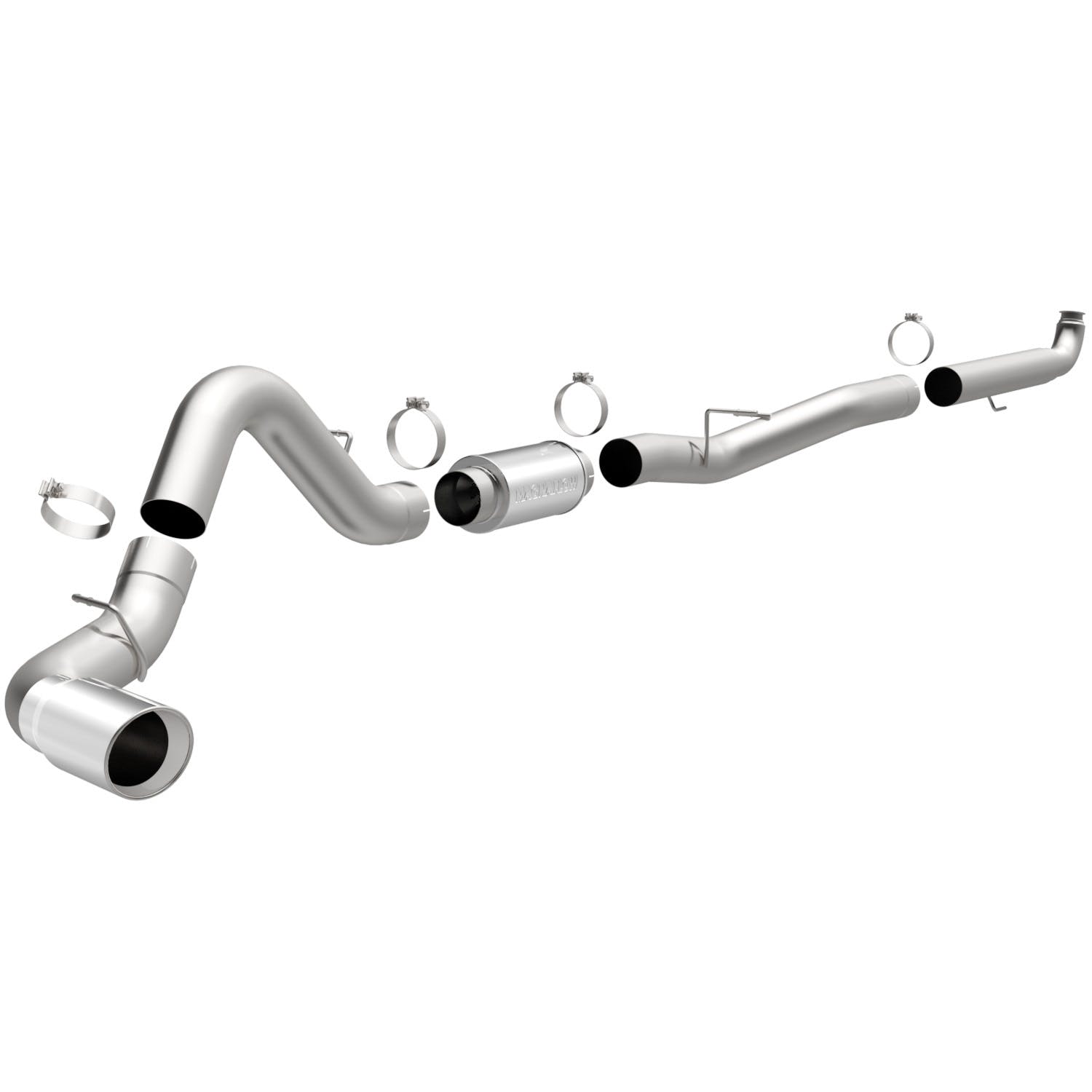MagnaFlow Exhaust Products 16908 Sys TB 01-GM Duramax 5in. CC/SB