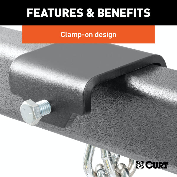 CURT 17003 Weight Distribution Clamp-On Hookup Brackets (2-Pack)