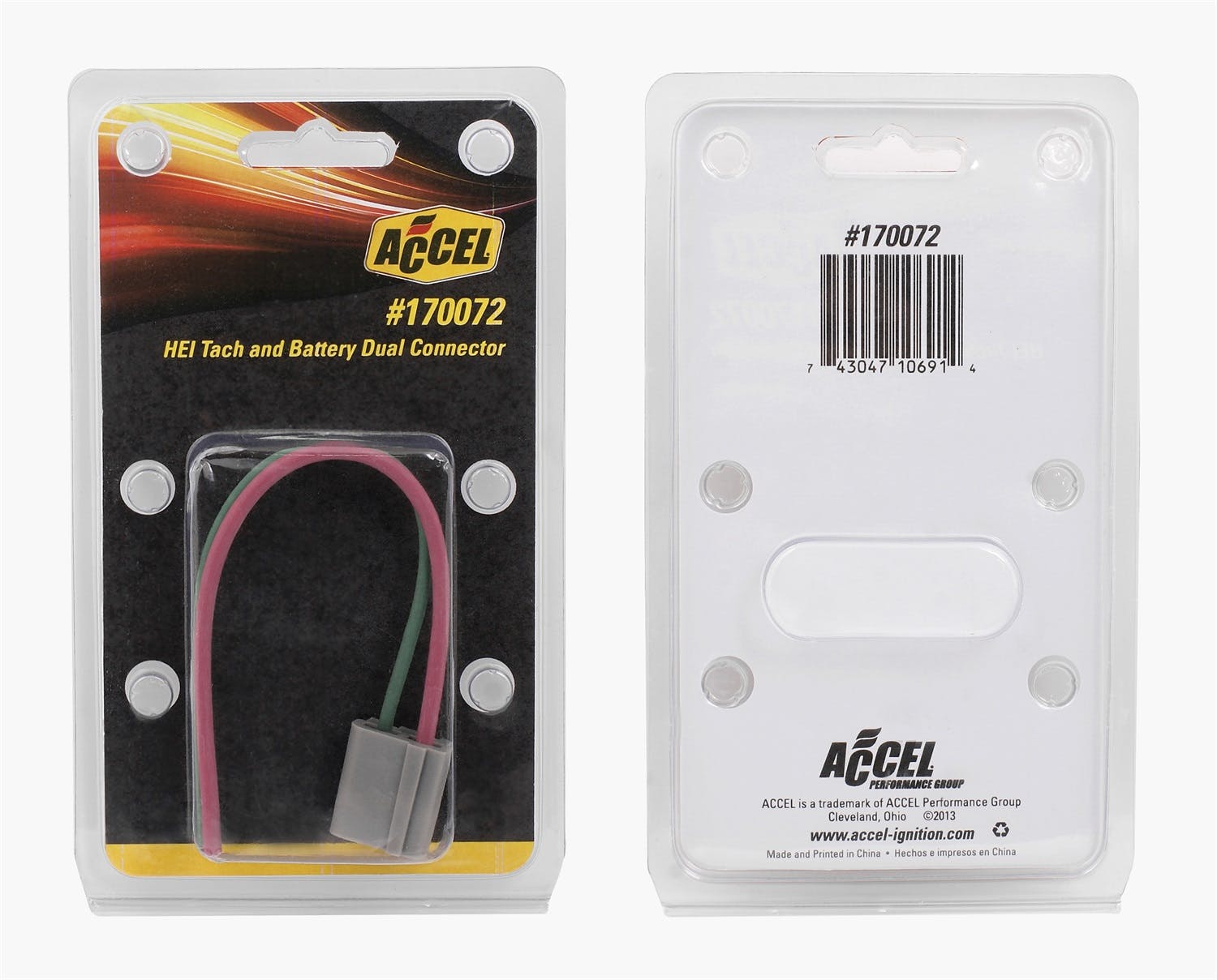 ACCEL 170072 HEI BATTERY/TACH PIGTAIL