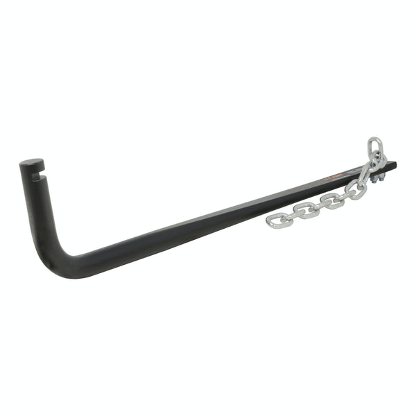 CURT 17052 Round Bar Weight Distribution Hitch with Integrated Lubrication (8-10K)