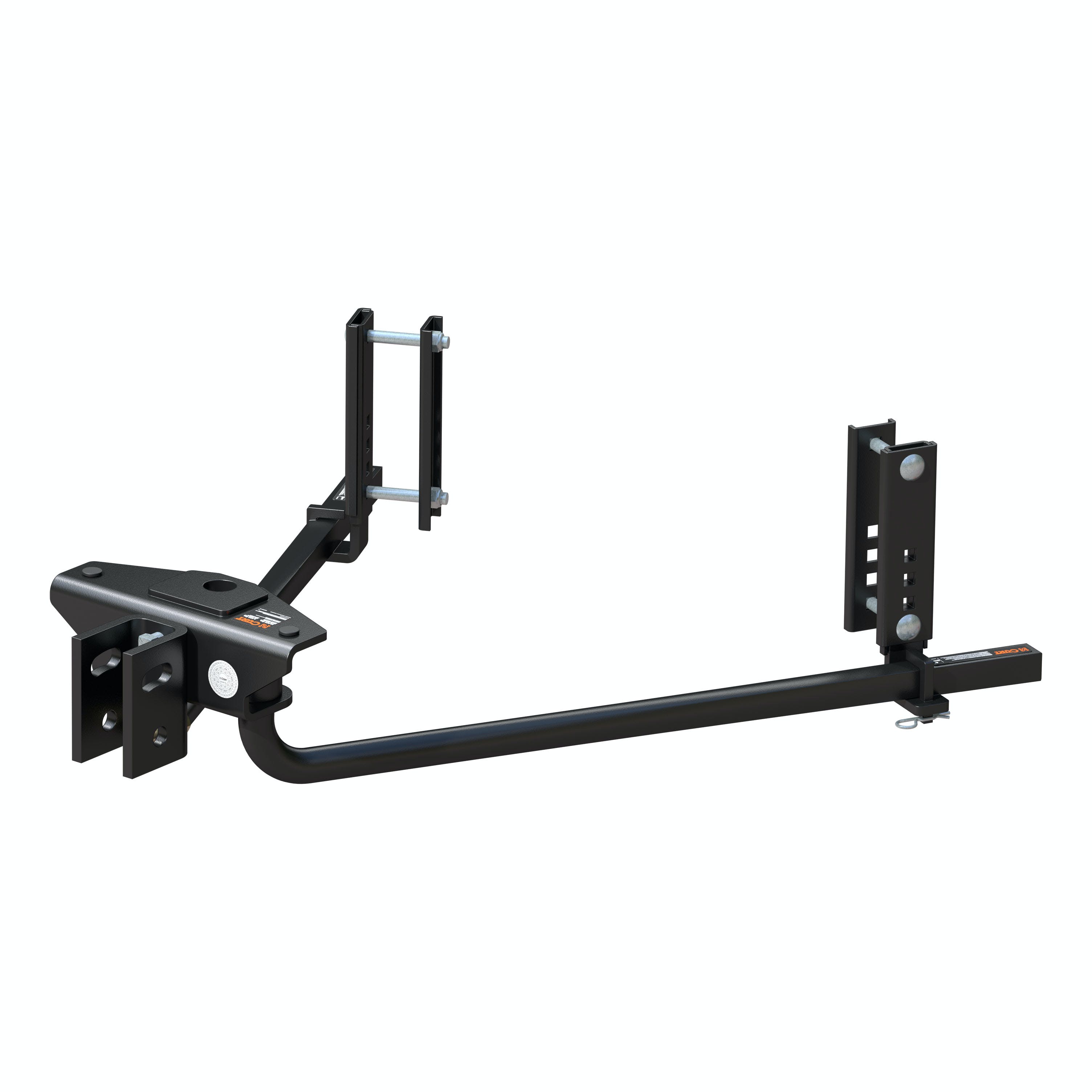 CURT 17600 TruTrack 2P Weight Distribution Hitch with 2x Sway Control, 8-10K (No Shank)