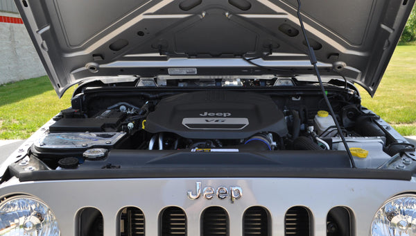 Closed Box Air Intake w/Powercore Filter 12-18 Jeep Wrangler JK 3.6L V6 Volant