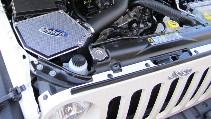 Closed Box Air Intake w/Powercore Filter 07-11 Jeep Wrangler JK 3.8L V6 Volant
