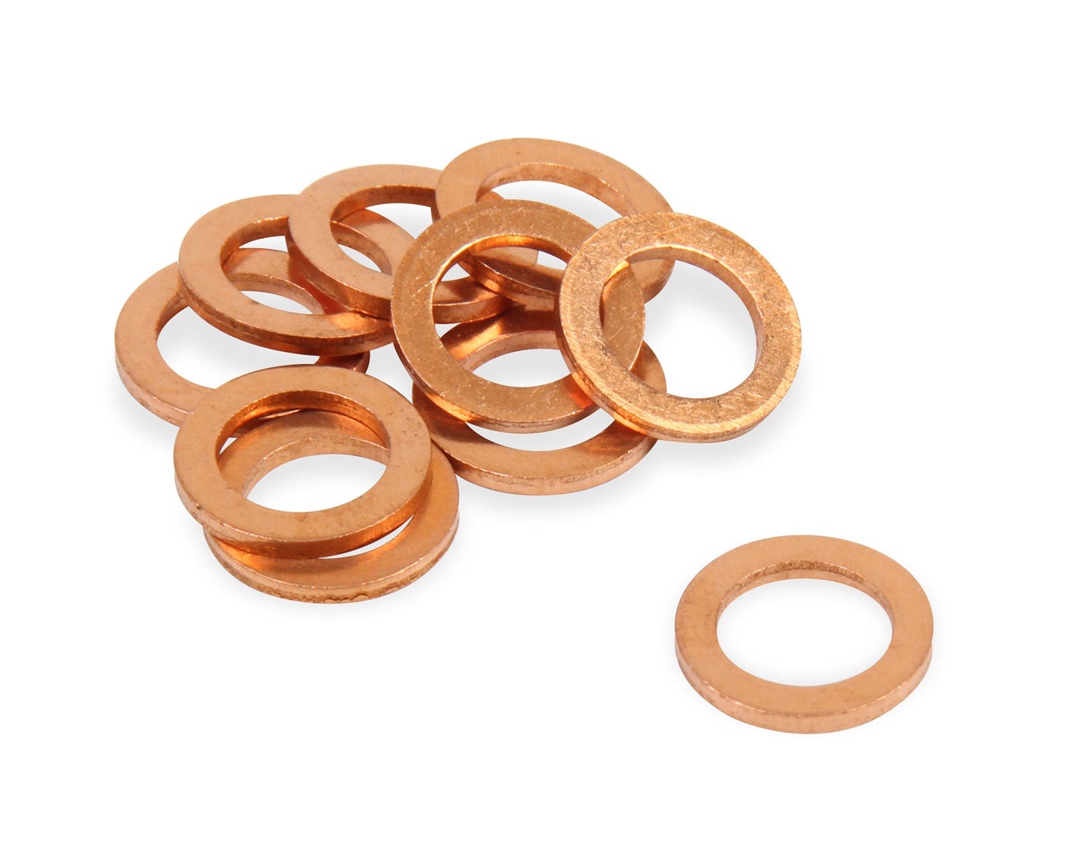 Earl's Performance Plumbing 177102ERL 7/16 COPPER CRUSH WASHERS PKG OF 10