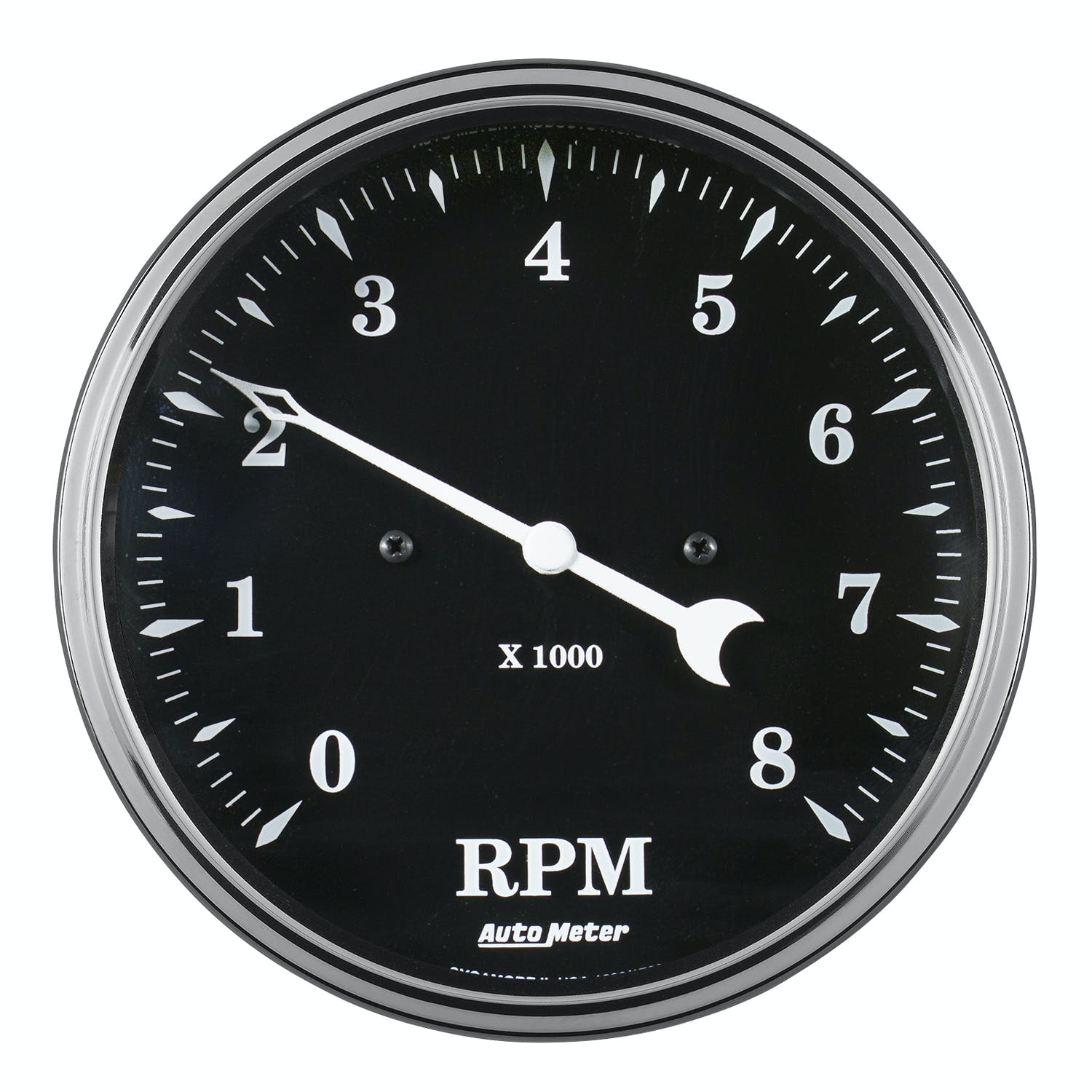 AutoMeter Products 1799 Tachometer Gauge, In-Dash 5in, 8K RPM Old Tyme Black