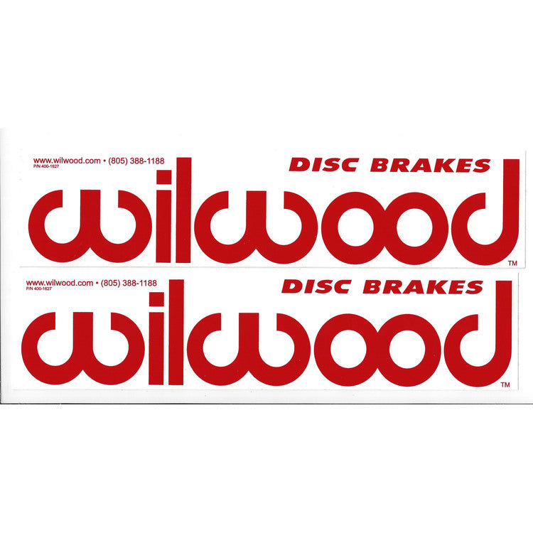 Wilwood Brakes STICKER,WILWOOD,11.73 X 2.73 400-1627