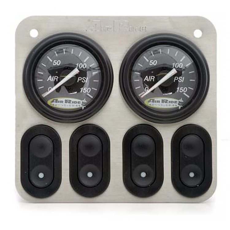 Ridetech 4-Way 12 volt analog control panel for air suspension. For use with 12v valves. 31194000