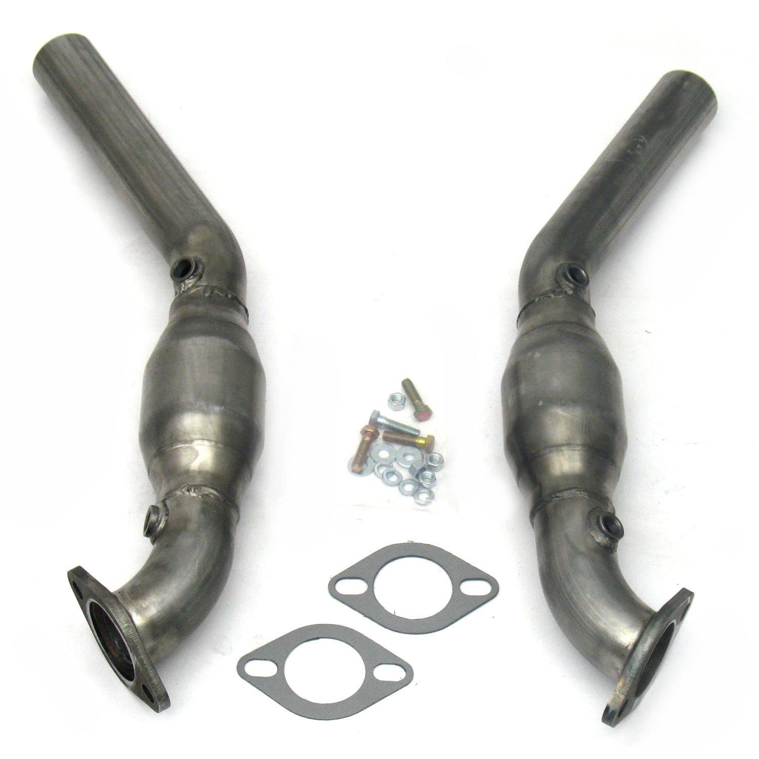 JBA Performance Exhaust 1812SYC 1812SYC 2.5 inch Stainless Steel Mid-Pipe 2010-13 Camaro wit