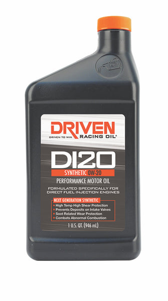 Driven Racing Oil 18206 DI20 0W-20 Synthetic Motor Oil Quart