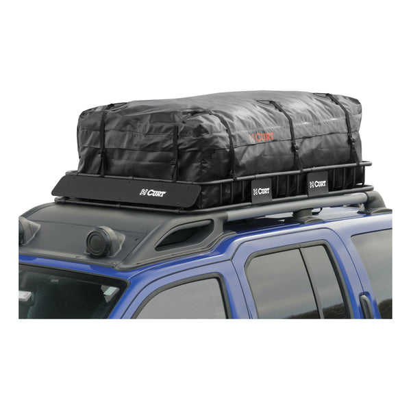 CURT 18221 59 x 34 x 21 Weather-Resistant Vinyl Roof Rack Cargo Bag
