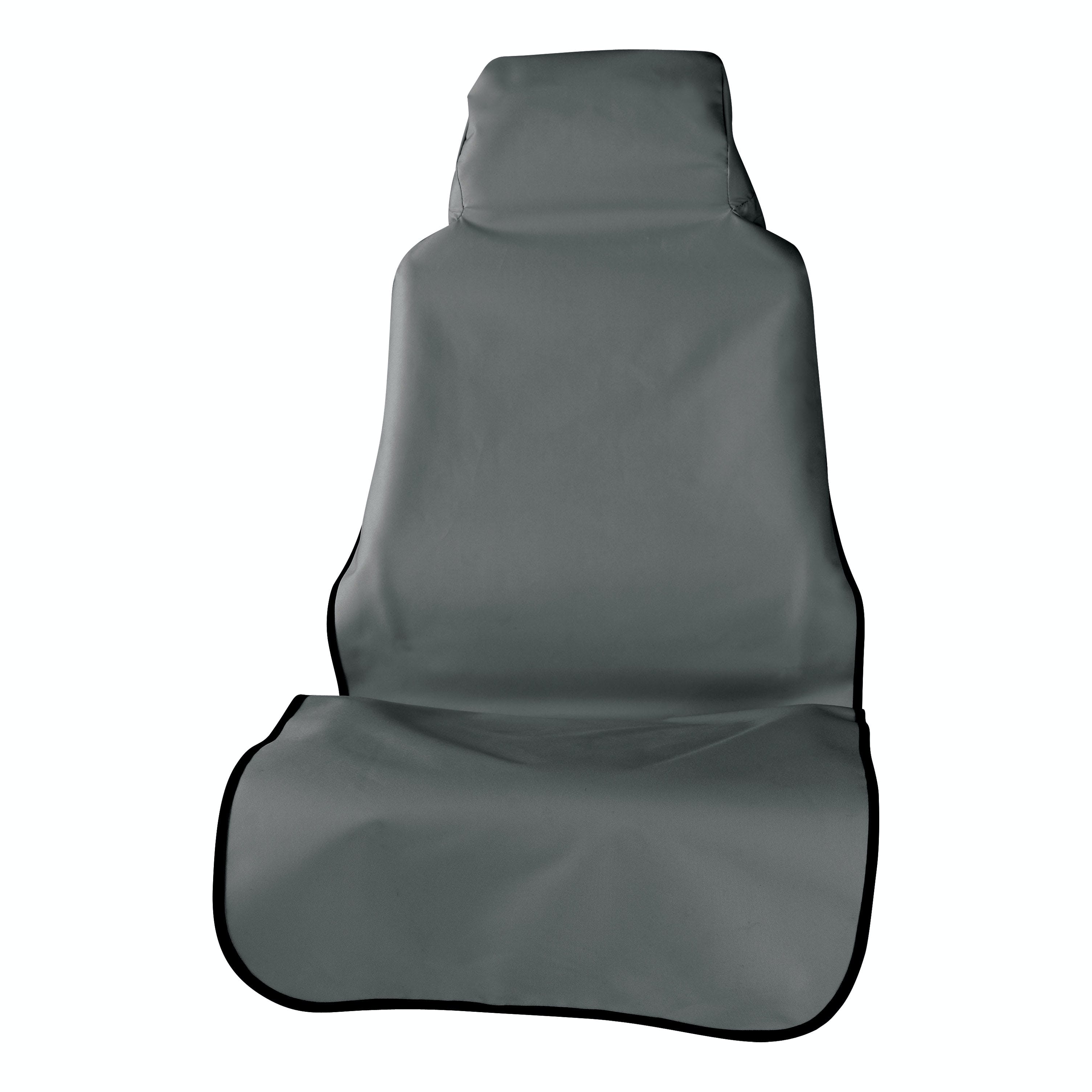 CURT 18500 Seat Defender 58 x 23 Removable Waterproof Grey Bucket Seat Cover